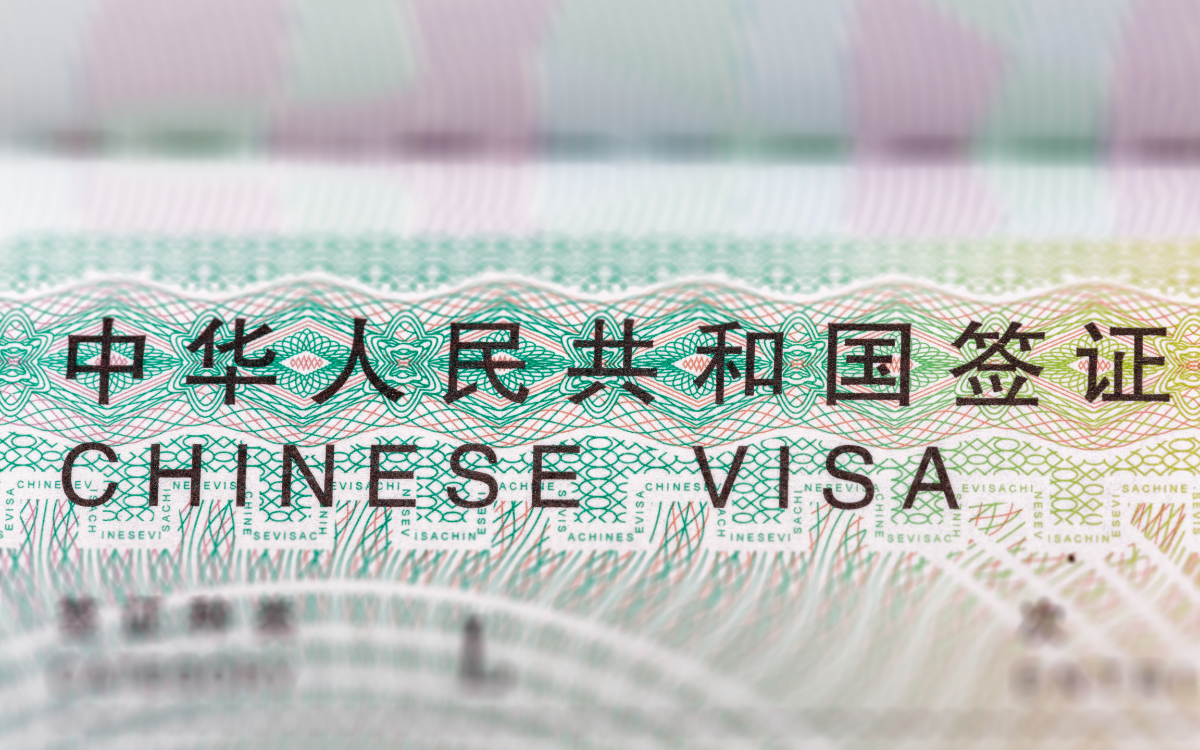 xin visa đi Trung Quốc 